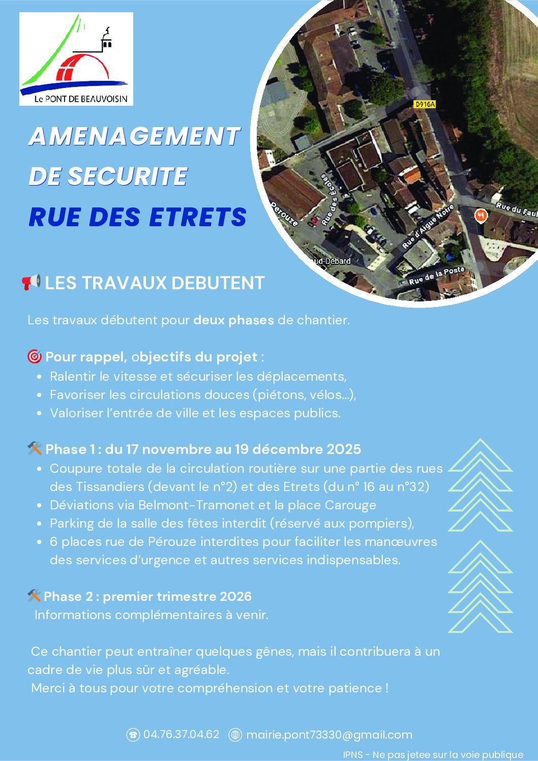 AMENAGEMENT DE SECURITE RUE DES ETRETS